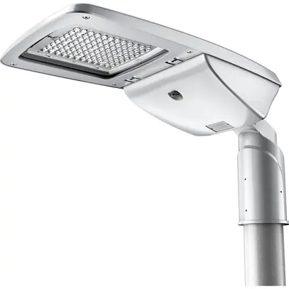 Lampione LED DOTLUX DOLPHINmaxi 240W 31100lm 3000K 1…10V argento 