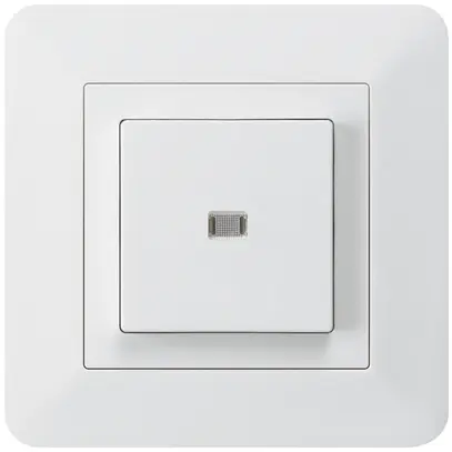 Interruttore pulsante luminoso INC kallysto.trend 3/2P bianco 