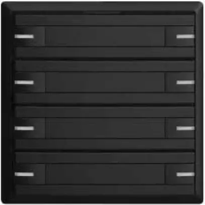 Pulsante KNX RGB EDUE, 250mW, c.LED RGB, c.carta, 8×pulsante, com.1×tasto, ne 