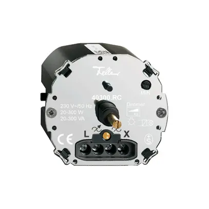 Einsatz Drehdimmer FH 20…300W beleuchtbar Phasenabschnitt 