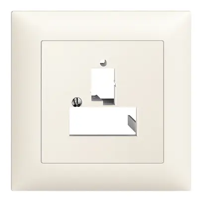 Kit frontale INC EDIZIOdue bianco 88×88mm 1×T+T 2×RJ45 