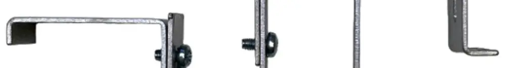 Kit angolo di montaggio CoreLine per sistemi a soffitto 600/625 Q-Clip, 4 pezzi 