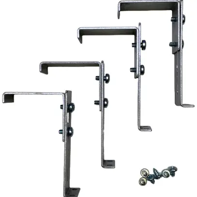 Kit angolo di montaggio CoreLine per sistemi a soffitto 600/625 Q-Clip, 4 pezzi 