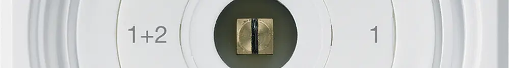 UP-Steckschlüsselschalter robusto IP55 mit Klappdeckel S1/1P weiss Kombi 4kt 