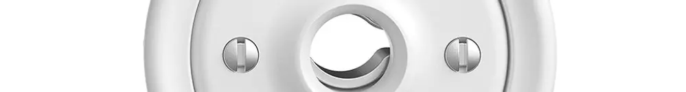 Disque frontal STANDARDdue blanc pour boîte de raccordement 