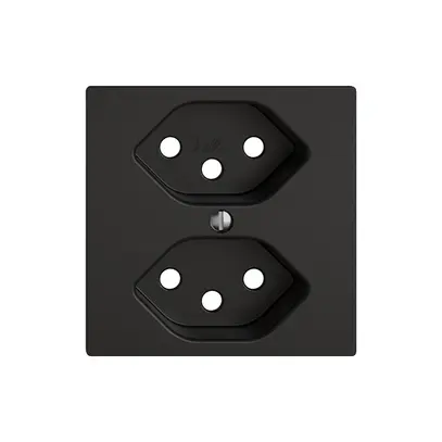 Kit di montaggio EDIZIO.liv SNAPFIX® per presa 2×T13 ne 