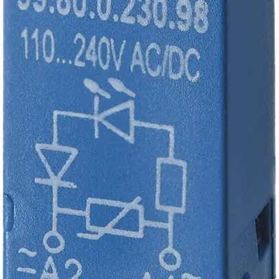 Modulo antidisturbo Finder diodo +LED 6…24VDC per serie 95 blu 