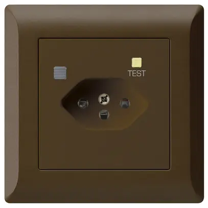 Presa INC KLI T13 FI 30mA marrone 