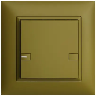 Pulsante INC KNX 1×EDIZIOdue colore olive RGB con LED 