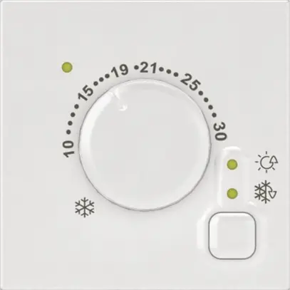 Termostato ambiente INS MOS 16A bianco 10…40°C 2 moduli 