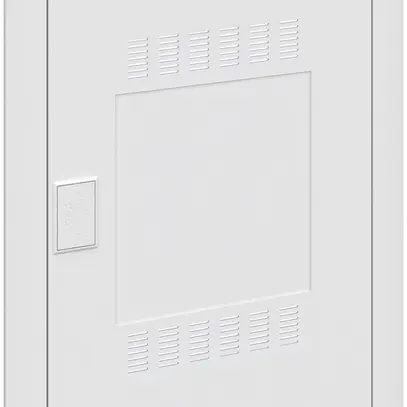 Cadre avec porte ventilée WiFi ABB pour distributeur multimédia 2 rangées 