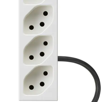 Presa INS FLF 4×tipo 13 L1 bianco per cavo piatto Technofil 
