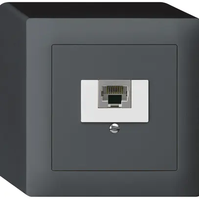 Boîte AP kallysto 1×RJ45s anthracite 