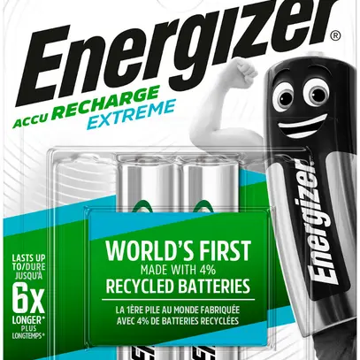 Accu NiMH Energizer Extreme HR6 1.2V, 2300mAh, 2pezzi 