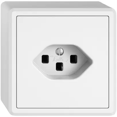 Presa AP EDIZIO.liv SNAPFIX® 1×T23 bi 