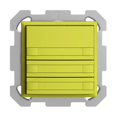 Pulsante KNX RGB INC EDUE, 250mW, s.LED, c.carta, 6×pulsante, com.1×tasto, lem 