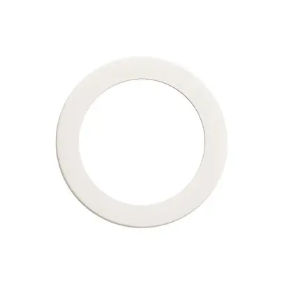 Anello di protezione bianco, per lampada spia, per centrag. lente 