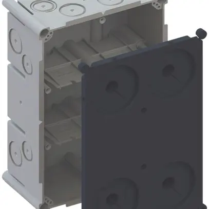Boîtier ENC AGRO 3×2 650°C avec couvercle de protection, M20/25, gris 