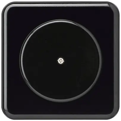 Plaque d'obturation ENC basico Ø58mm noir 