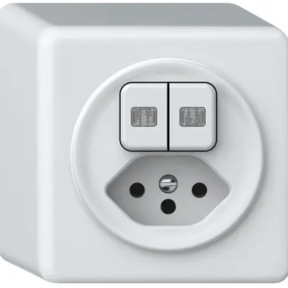 Combinazione AP origin sch 3+AR + 1×tipo 13 2×luminoso bianco 
