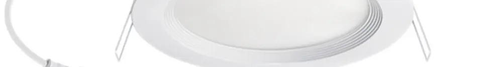 Downlight LED ESYLUX ELSA Ø165 ON/OFF 9W 3000K, blanc 