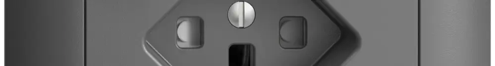 Presa INC EDIZIOdue T23 FI 30mA FMI, shutter grigio scuro 
