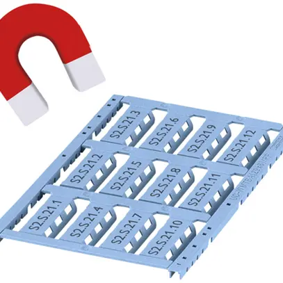 Repères pour câble PX UC-WMTBA-D (24X5)/PP 24×5mm 12 pièces blanc 