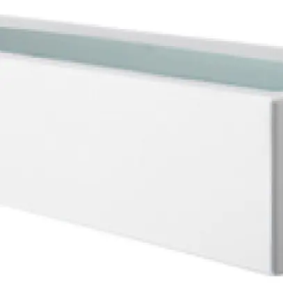 Applique LED SG Edge 7W 595lm 827 IP65 REG indiretto 320×103mm bianco 