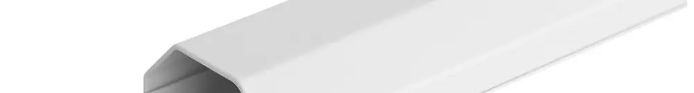 Canale guidacavi ROLINE 1100×50×26mm smussato alluminio bianco 
