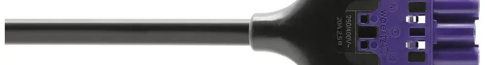 Câble de raccordement Woertz 49345/C1 5×1.5mm² 400V 16A 4m vi fiche-libre Cca 