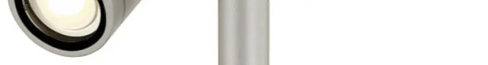 Luminaire à piquet de terre SLV NEW MYRA, 2×GU10 4.5W IP44 gris argenté 