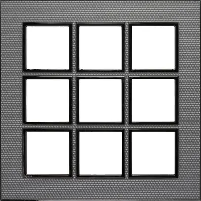 En-tête ENC Legrand Arteor 3×3 horizontal et vertical 213×213mm Cube 