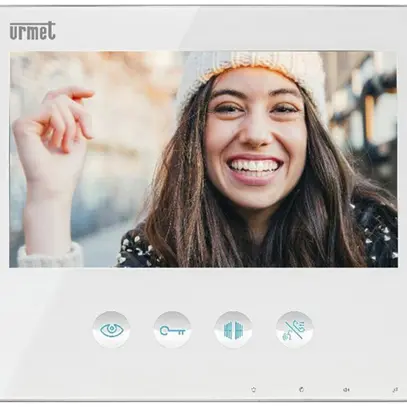Poste intérieur vidéo ENC Urmet, écran tactile 7", 155×195×20mm 