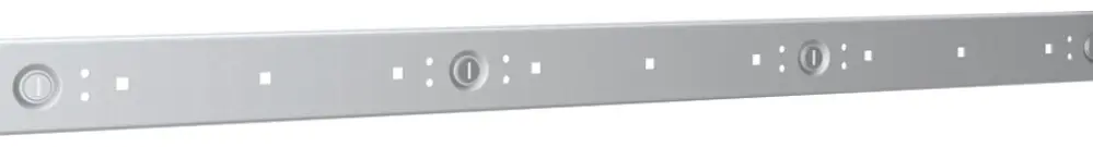 Supporto barra di irrigidimento Schneider Electric Prisma XS verticale 3 parte 