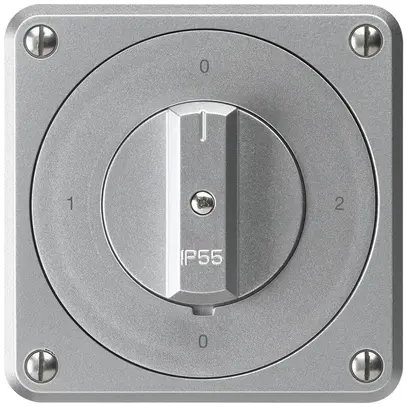 Interruttore rotativo INC robusto IP55 schema 2/1P alluminio 