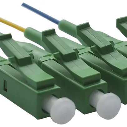 Pigtail Feller LC Singlemode cavo G 657 A, 4 pezzi rosso/verde/giallo/blu, 1m 