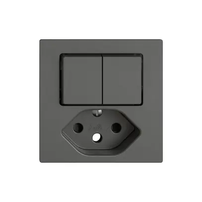 Kit de montage EDIZIO.liv SNAPFIX® p.combi.T13 a.2 boutons shutter grf 