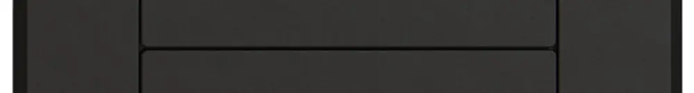 UP-Kombination EDIZIO.liv SNAPFIX® 2×1 156×96mm Sch 3/1L+Sch 3/1L+T13 schwarz 