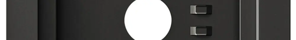 Scatola AP Siedle 2× 132×232×36.5mm grigio 