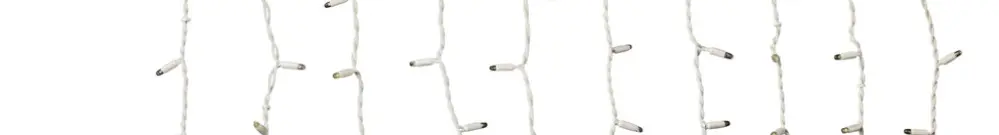 Lichtvorhang MK Drape Lite 600 2×3m 230V 600 LED warmweiss, Kabel weiss 