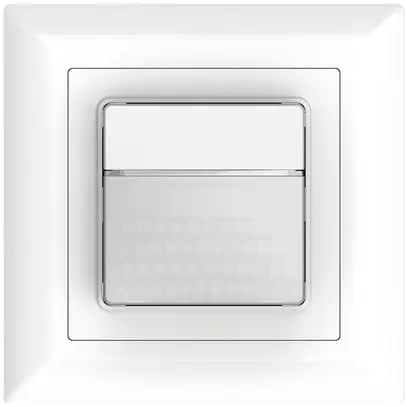 Détecteur de mouvement ENC LUXORliving BI FED 180° Ø14m, blanc 