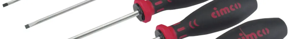 Set di cacciaviti piatta CIMCO 6 pezzi 