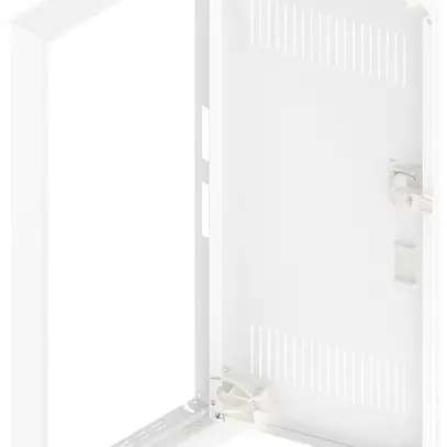 Porta con fessura e cornice SE Pragma bianco per 1campo/4file 