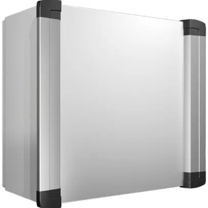 Boîtier de commande Rittal AX, accès par l'arrière 380×380×210mm, tôle d'acier 