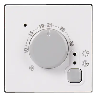 Termostato ambiente INS MOS 16A bianco 10…40°C 2 moduli 