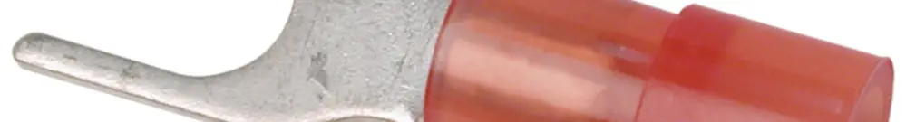 Capocorda a forcella Mischke IG M6 0.5…1.5mm² Cu-stagnato isolato rosso 