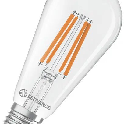 Lampada LED LEDVANCE CLASSIC EDISON E27 3.8W 806lm 2700K Ø64×143mm chiaro 