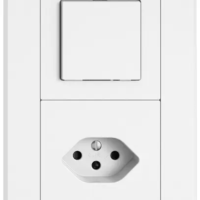 Combinaison ENC EDIZIO.liv SNAPFIX® 2×1 156×96mm inverseur 1L+1×T13 blanc 