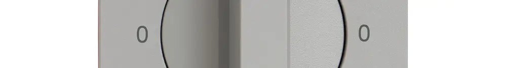 Montageset EDIZIO.liv SNAPFIX® f.Drehschalter m.Griff 0-Kochen-0-Waschen hgu 