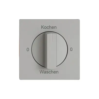 Montageset EDIZIO.liv SNAPFIX® f.Drehschalter m.Griff 0-Kochen-0-Waschen hgu 